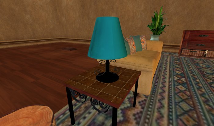 Table Lamp Green (boxed)