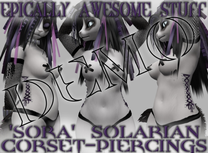 ~EAS~ Sora Solarian Corset-Piercings -DEMO-