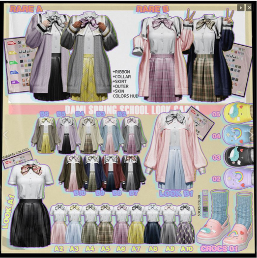 dami 'spring School Look'A7  maitreya