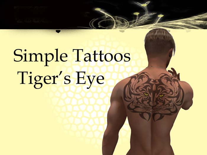 RA - SIMPLE TATTOOS - TIGER'S EYE TATTOO