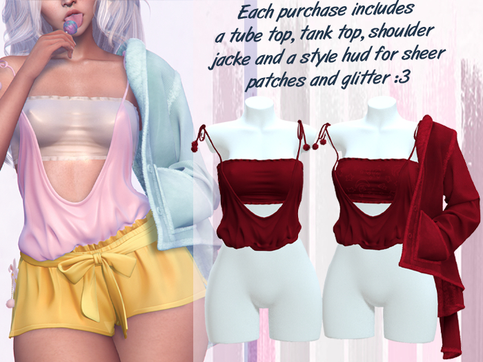 Lunar - Rumi Top & Jacket - Scarlet Red