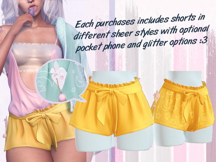 Lunar - Rumi Shorts w/ Phone - Sunflower (Boxed)