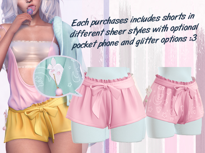 Lunar - Rumi Shorts w/ Phone - Bubblegum Pink (Boxed)