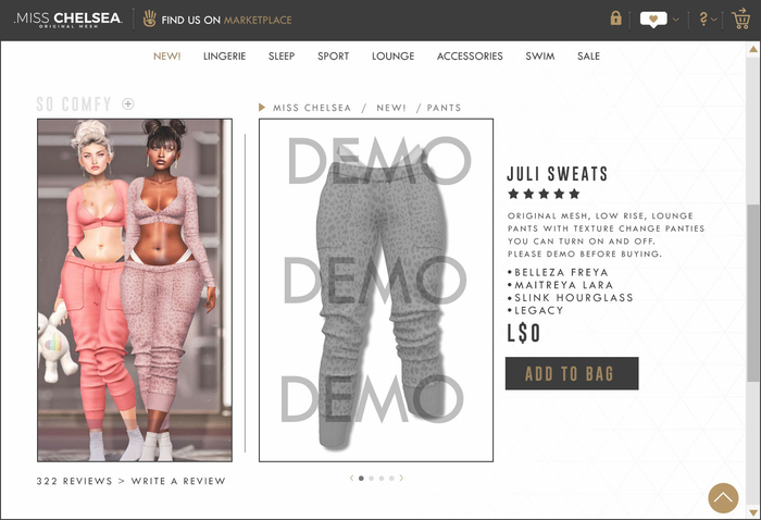 .miss chelsea. DEMO Juli Sweats