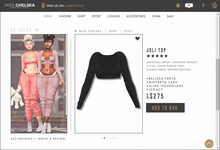 .miss chelsea. Juli Top Black