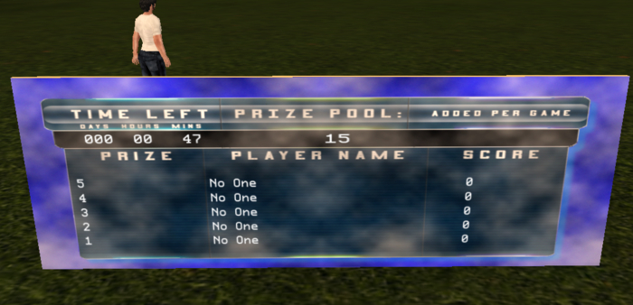 Bowling Contest Board
