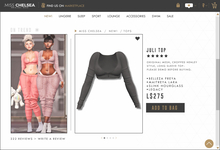 .miss chelsea. Juli Top Grey