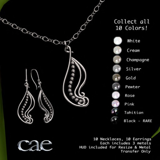Cae :: Whimsy :: Earrings :: Black [bagged] RARE
