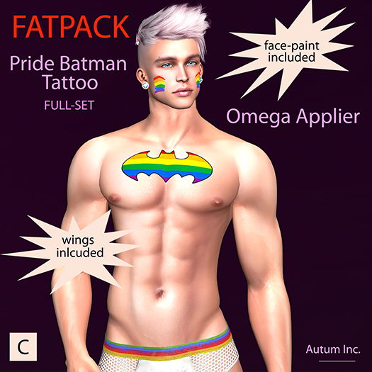 Autum Batman Fatpack Tattoo [Boxed] (Add me and click)