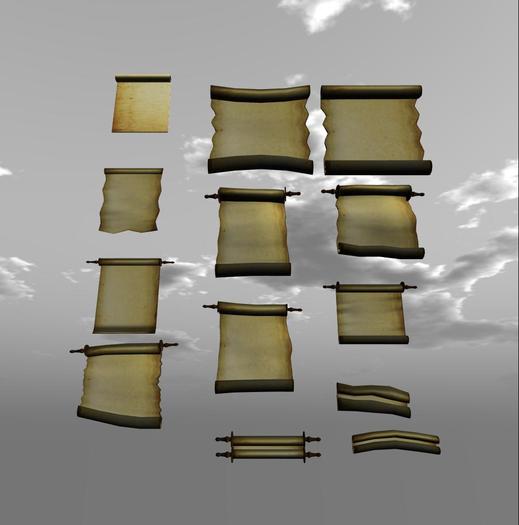13 copy and mod scrolls sculpt.