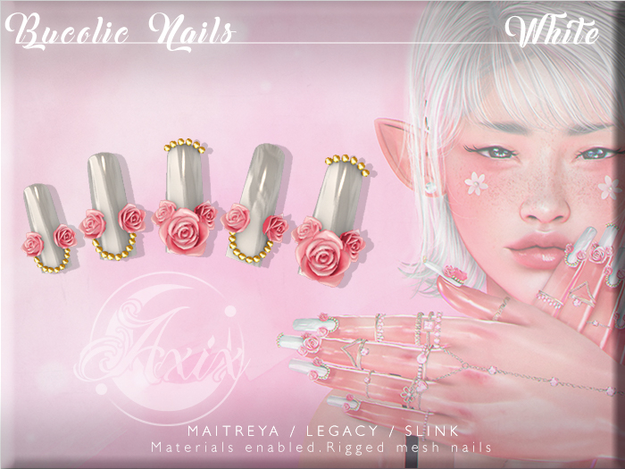 ::Axix:: Bucolic Nails [White]