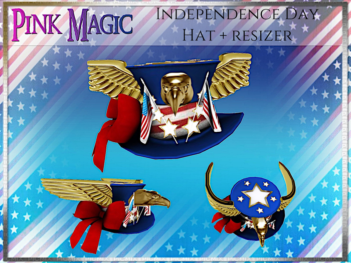 Pink Magic : Independence Day Hat