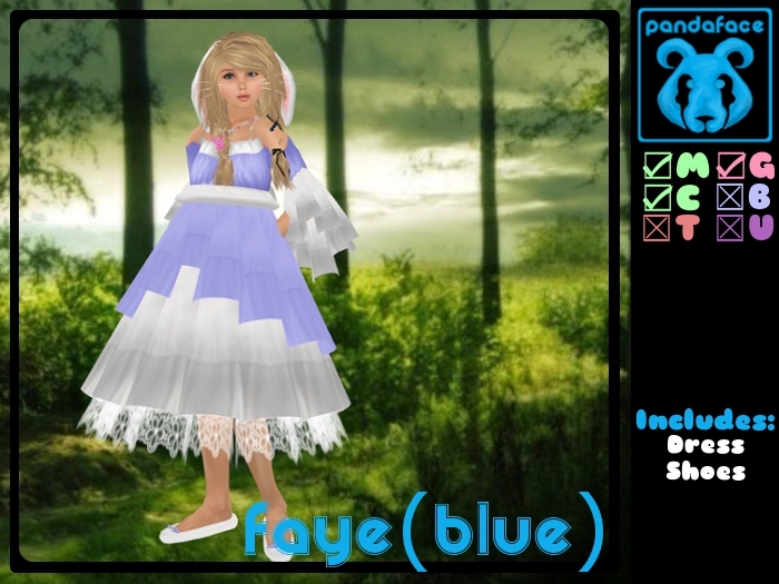 *PandaFace* Faye (Blue)