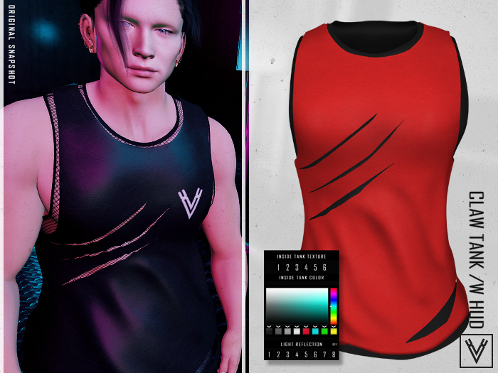 [ xVx ]CLAW TANK - RED