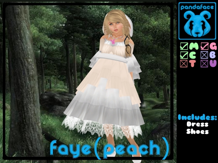 *PandaFace* Faye (Peach)