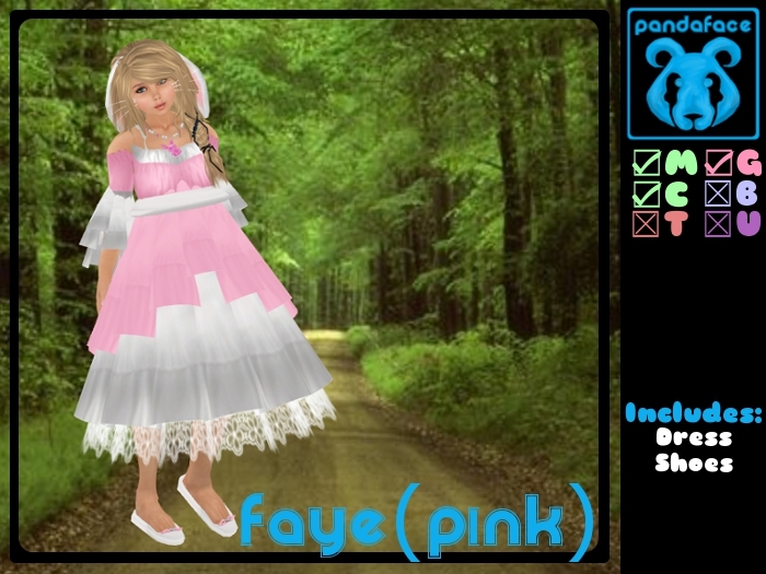 *PandaFace* Faye (Pink)