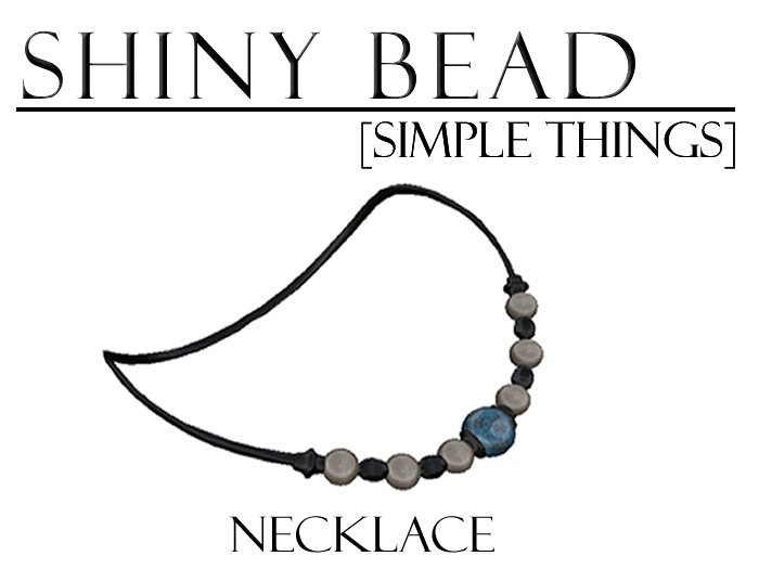 [Simple Things] Shiny Bead Necklace