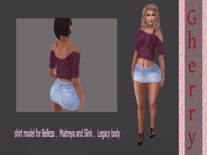 CheRRi //Top translucent  lilac