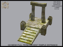 GD MESH FULL PERM ANCIENT TEMPLE ENTRANCE