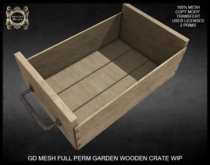 GD MESH FULL PERM GARDEN WOODEN CRATE WIP