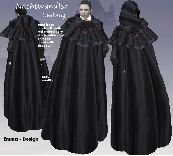 RP-Chic Nightwalker vampir coat