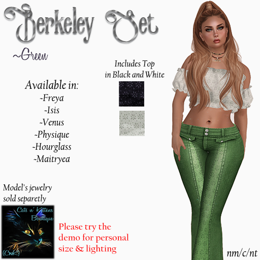 CnK - Berkeley Set - Green  (Boxed)
