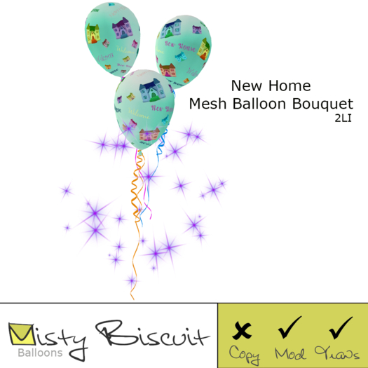 New Home Balloon Bouquet
