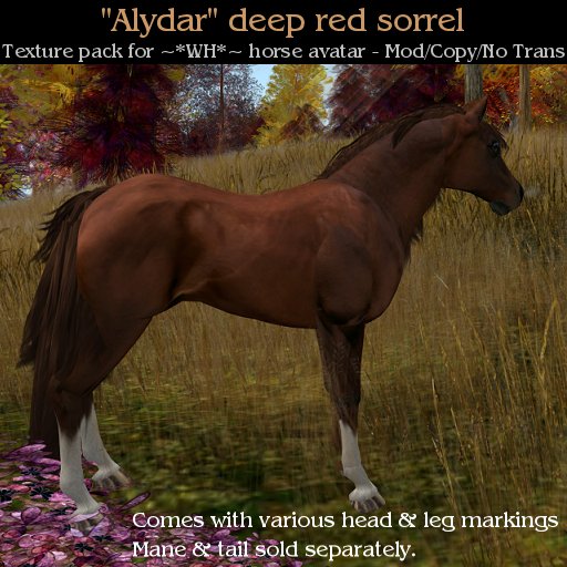 WH - Alydar - Deep Red Sorrel Texture Pack