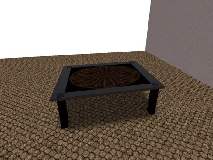 TCF Framed wood table V