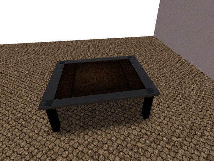 TCF Framed wood table VI
