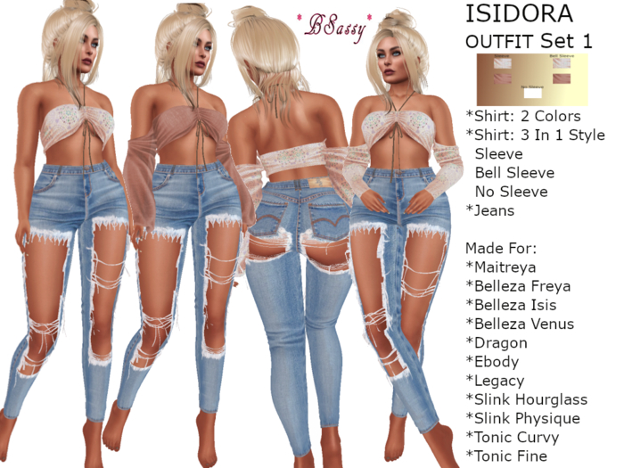 *BSASSY* ISIDORA OUTFIT SET 1
