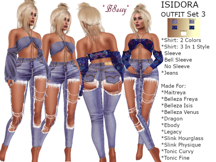 *BSASSY* ISIDORA OUTFIT SET 3