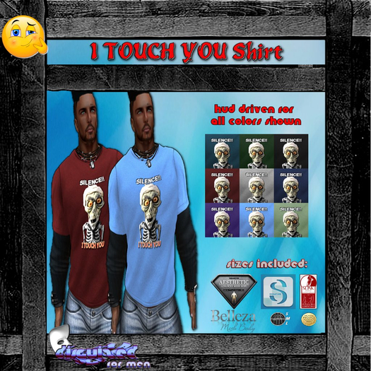 ~Disguized~Touch You Shirt-Hud 9-Bagged
