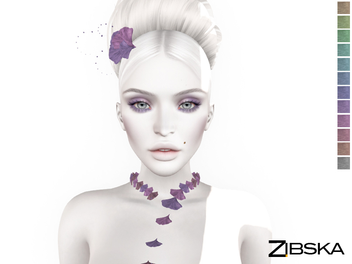 Zibska ~ Ava Color Change Necklace and Hair Adornment