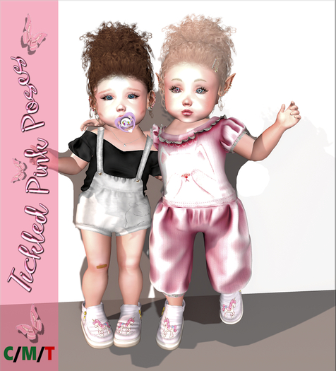 {Tickled Pink} Tiny BFFs Pose - BENTO