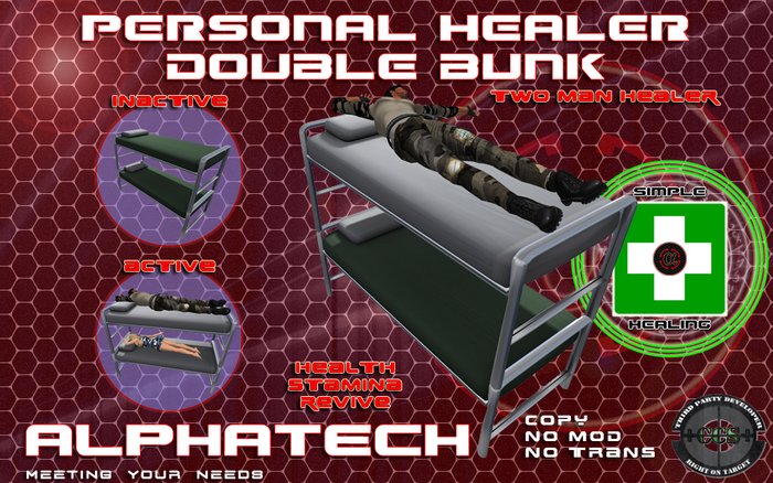 AlphaTech Personal Healer (Double Bunk) + CCS Enhanced