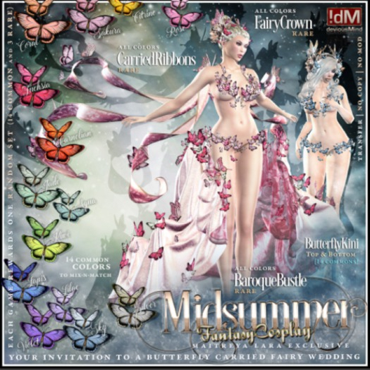 !dM Midsummer **CORAL** (BOX #12 LARA)