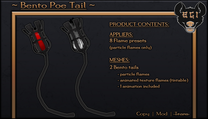 EGI - Bento Poe Tail UNPACKER (add me)