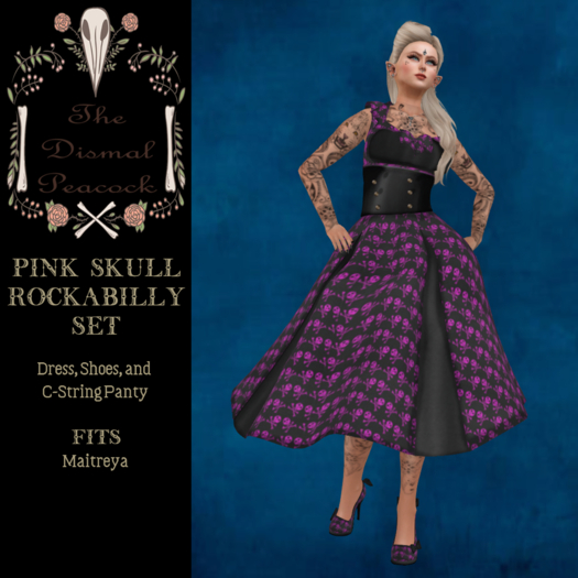 ::DP:: Pink Skull Rockabilly Set