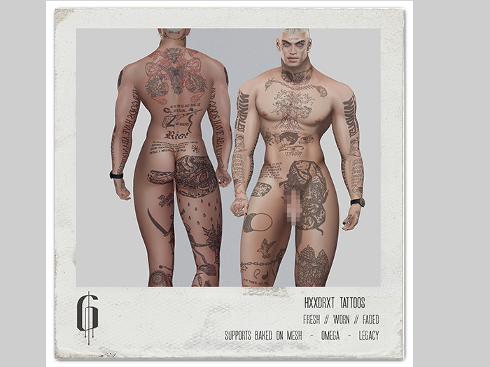+GODFLESH+ HXXDRXT TATTOO UNP