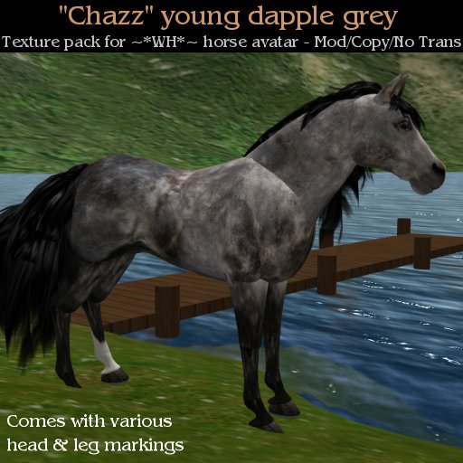 WH - Chazz - Young Dapple Grey Texture Pack