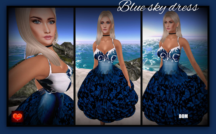 blue sky dress flexi