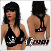 WIN Black Pirate Sports Bra