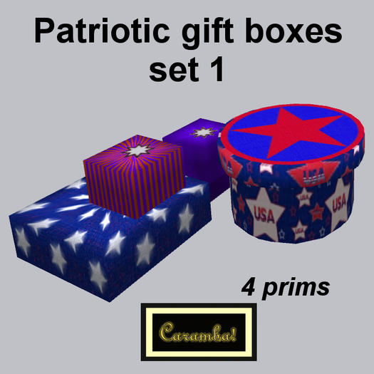 Patriotic gift boxes - set 1
