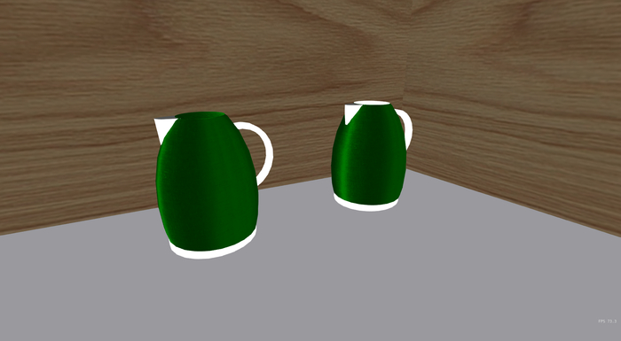 GP REAL Cordless Electric Kettle - Green/White - boxed