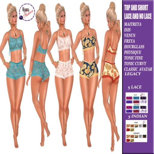 Kyarafashion Luiane2 Top and Short Hud 13 Options