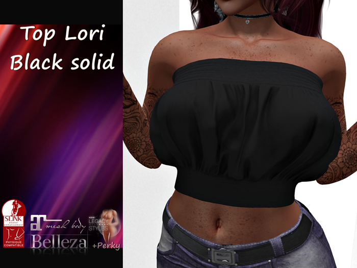 {RP} Top Lori Black Solid