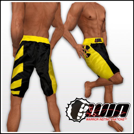 WIN Hazard Yellow Nuke Trunks Set