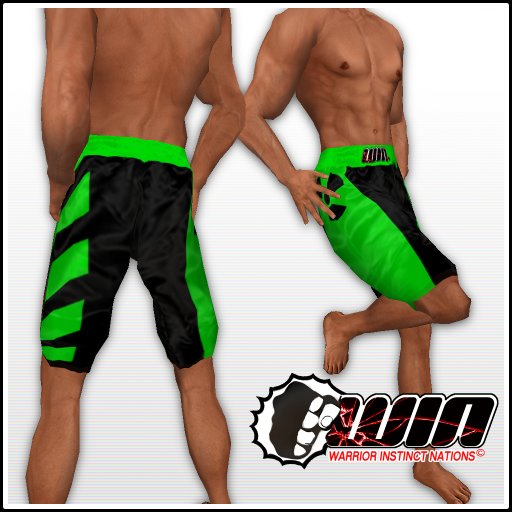 WIN Radiation Green Nuke Trunks Set