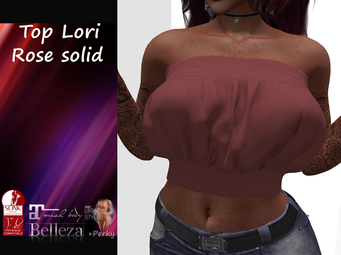 {RP} Top Lori Rose Solid